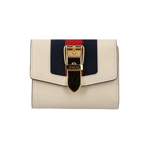 sylvie gucci wallet white|authentic Gucci wallet.